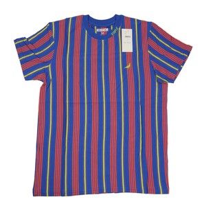 Staple pigeon t-shirt / medium size / striped shirt / short sleeve